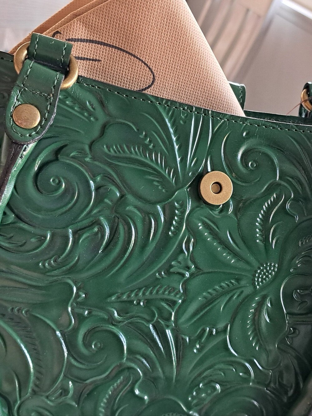 Patricia Nash Gorgeous Green Bag NWT